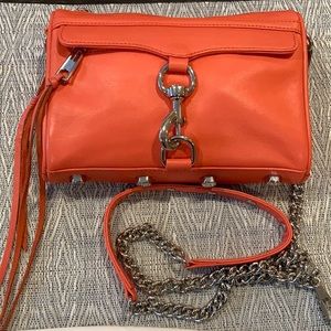 Rebecca Minkoff Mini Mac Crossbody Coral